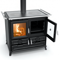 Cuisinière à bois Thermorossi Klara Evo 12.1kW Noir