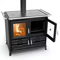 Cuisini&egrave;re &agrave; bois Thermorossi Klara Evo 12.1kW Noir