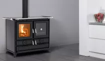 Cuisini&egrave;re &agrave; bois Thermorossi Klara Evo 12.1kW Noir