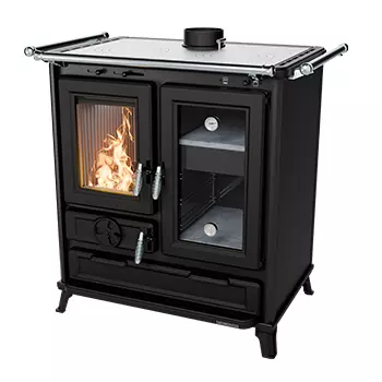 Cuisini�re � bois Thermorossi Klarissa Evo 8.2kW Noir