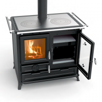 Cuisinière à bois Thermorossi Margot Evo 12.1kW Noir