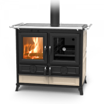 Cuisinière à bois Thermorossi Viola Evo 12.1kW Beige