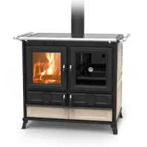 Cuisini&egrave;re &agrave; bois Thermorossi Viola Evo 12.1kW Beige