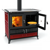 Cuisinière à bois Thermorossi Viola Evo 12.1kW Bordeaux