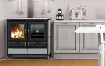 Cuisinière à bois Thermorossi Viola Evo Stone 12.1kW pierre Ollaire