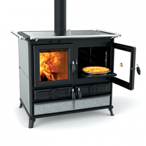 Cuisinière à bois Thermorossi Violetta Evo 8.2kW pierre Ollaire