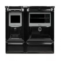 Cuisinière à bois Vulcano 7T 10kW Noir dessus fonte - Lacunza Réf. 3000000101810