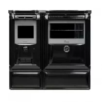 Cuisinière à bois Vulcano 7T 10kW Noir dessus fonte - Lacunza Réf. 3000000101810