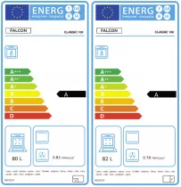 Cuisini&egrave;re mixte 100cm Falcon Classic NGC Noir Chrom&eacute; CL100DFPGBL/CM-E1 3 fours &eacute;lectriques / 5 foyers gaz