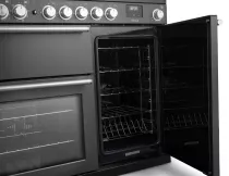 Cuisini&egrave;re mixte 100cm Falcon Nexus Ardoise Chrom&eacute; NEX100DFPSLT/CM-E1 3 fours &eacute;lectriques / 5 foyers gaz