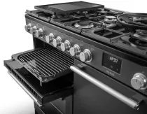 Cuisini&egrave;re mixte 100cm Falcon Nexus Ardoise Chrom&eacute; NEX100DFPSLT/CM-E1 3 fours &eacute;lectriques / 5 foyers gaz