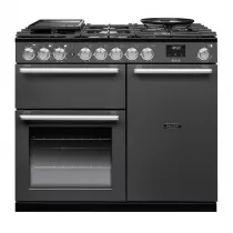 Cuisini&egrave;re mixte 100cm Falcon Nexus Ardoise Chrom&eacute; NEX100DFPSLT/CM-E1 3 fours &eacute;lectriques / 5 foyers gaz
