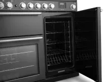 Cuisini&egrave;re mixte 100cm Falcon Nexus Ardoise Chrom&eacute; NEX100DFPSLT/CM-E1 3 fours &eacute;lectriques / 5 foyers gaz