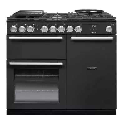 Cuisini�re mixte 100cm Falcon Nexus Charbon Chrom� NEX100DFPCBL/CM-E1 3 fours �lectriques / 5 foyers gaz