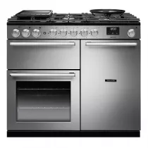 Cuisini&egrave;re mixte 100cm Falcon Nexus Inox Chrom&eacute; NEX100DFSTST/CM-E1 3 fours &eacute;lectriques / 5 foyers gaz