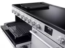 Cuisini&egrave;re mixte 100cm Falcon Nexus Inox Chrom&eacute; NEX100EISTST/CM-E1 3 fours &eacute;lectriques / 5 foyers induction 