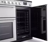 Cuisini&egrave;re mixte 100cm Falcon Nexus Inox Chrom&eacute; NEX100EISTST/CM-E1 3 fours &eacute;lectriques / 5 foyers induction 