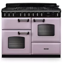 Cuisini&egrave;re mixte 110cm Falcon Classic Deluxe NGC OC Parme chrom&eacute; CLDLO110DFPHTH/CM-E1 3 fours / 5 gaz + 2 vitro
