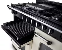 Cuisini&egrave;re mixte 110cm Falcon Classic NGC Noir Chrom&eacute; CLO110DFPGBL/CM-E1 3 fours &eacute;lectriques / 6 foyers gaz