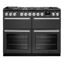 Cuisini&egrave;re mixte 110cm Falcon Nexus Ardoise Chrom&eacute; NEXB110DFPSLT/CM-E1 3 fours &eacute;lectriques / 5 foyers gaz + 2 vitroc&eacute;ramique