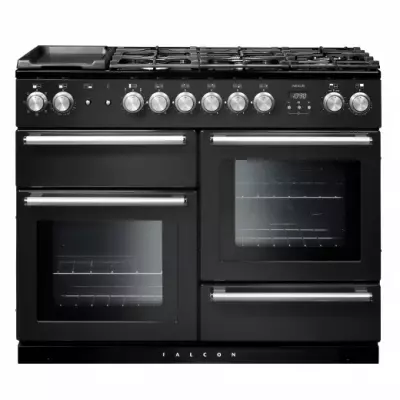 Cuisini�re mixte 110cm Falcon Nexus Charbon Chrom� NEX110DFCB/C-EU 3 fours �lectriques / 5 foyers gaz + 2 vitroc�ramique