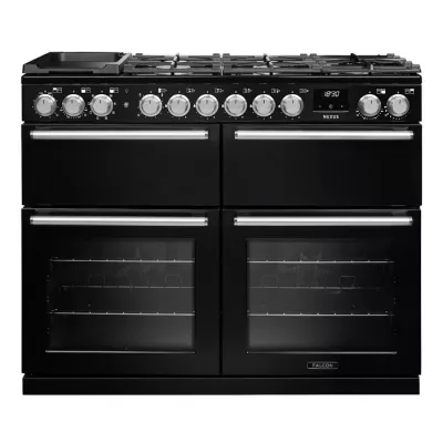 Cuisini�re mixte 110cm Falcon Nexus Charbon Chrom� NEXB110DFPCBL/CM-E1 3 fours �lectriques / 5 foyers gaz + 2 vitroc�ramique