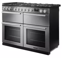 Cuisini&egrave;re mixte 110cm Falcon Nexus Inox Chrom&eacute; NEXB110DFSTST/CM-E1 3 fours &eacute;lectriques / 5 foyers gaz + 2 vitroc&eacute;ramique