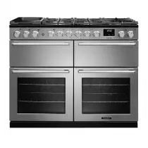 Cuisini&egrave;re mixte 110cm Falcon Nexus Inox Chrom&eacute; NEXB110DFSTST/CM-E1 3 fours &eacute;lectriques / 5 foyers gaz + 2 vitroc&eacute;ramique