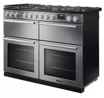 Cuisini&egrave;re mixte 110cm Falcon Nexus Inox Chrom&eacute; NEXB110DFSTST/CM-E1 3 fours &eacute;lectriques / 5 foyers gaz + 2 vitroc&eacute;ramique