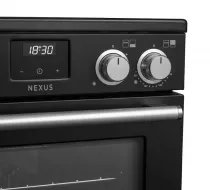 Cuisini&egrave;re mixte 110cm Falcon Nexus Inox Chrom&eacute; NEXO110DFSTST/CM-E1 3 fours &eacute;lectriques / 5 foyers gaz + 2 vitroc&eacute;ramique