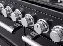 Cuisini&egrave;re mixte 110cm Falcon Nexus Inox Chrom&eacute; NEXO110DFSTST/CM-E1 3 fours &eacute;lectriques / 5 foyers gaz + 2 vitroc&eacute;ramique