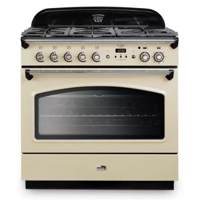 Cuisini�re mixte 90cm Falcon Classic FX Cr�me Chrom� CLAS90FXDFCR/C-EU 1 four �lectrique / 5 foyers gaz