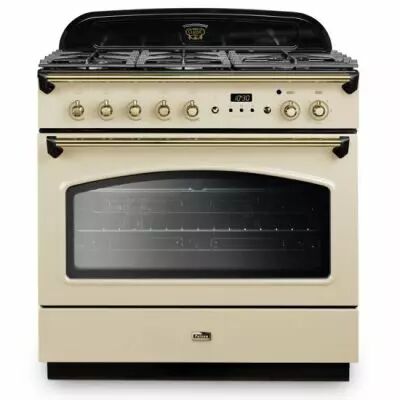 Cuisini�re mixte 90cm Falcon Classic FX Cr�me Laiton CLAS90FXDFCR/B-EU 1 four �lectrique / 5 foyers gaz
