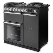 Cuisini&egrave;re mixte 90cm Falcon Nexus Ardoise Chrom&eacute; NEX90DFPSLT/CM-E1 3 fours &eacute;lectriques / 5 foyers gaz