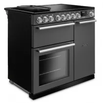 Cuisini&egrave;re mixte 90cm Falcon Nexus Ardoise Chrom&eacute; NEX90EIPSLT/CM-E1 3 fours &eacute;lectriques / 5 foyers induction