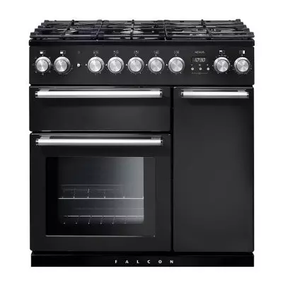 Cuisini�re mixte 90cm Falcon Nexus Charbon Chrom� NEX90DFCB/C-EU 3 fours �lectriques / 5 foyers gaz