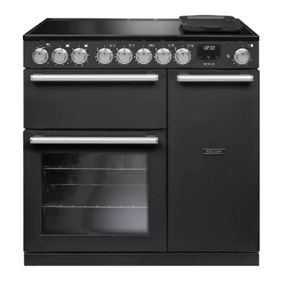 Cuisini�re mixte 90cm Falcon Nexus Charbon Chrom� NEX90EIPCBL/CM-E1 3 fours �lectriques / 5 foyers induction