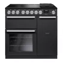 Cuisini&egrave;re mixte 90cm Falcon Nexus Charbon Chrom&eacute; NEX90EIPCBL/CM-E1 3 fours &eacute;lectriques / 5 foyers induction