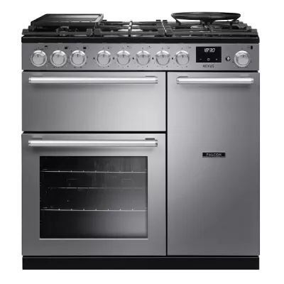 Cuisini�re mixte 90cm Falcon Nexus Inox Chrom� NEX90DFSTST/CM-E1 3 fours �lectriques / 5 foyers gaz