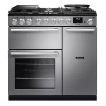 Cuisini&egrave;re mixte 90cm Falcon Nexus Inox Chrom&eacute; NEX90DFSTST/CM-E1 3 fours &eacute;lectriques / 5 foyers gaz