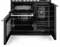 Cuisini&egrave;re mixte 90cm Falcon Nexus Inox Chrom&eacute; NEX90EISTST/CM-E1 3 fours &eacute;lectriques / 5 foyers induction
