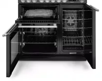 Cuisini&egrave;re mixte 90cm Falcon Nexus Inox Chrom&eacute; NEX90EISTST/CM-E1 3 fours &eacute;lectriques / 5 foyers induction