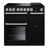 Cuisini&egrave;re mixte 90cm Falcon Nexus Noir Chrom&eacute; NEX90EIPGBL/CM-E1 3 fours &eacute;lectriques / 5 foyers induction