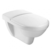 Cuvette suspendue PMR Odéon Blanc (abattant en option) - JACOB DELAFON Réf. E1195-00