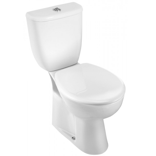 Cuvette WC à poser Brive sortie verticale Blanc (réservoir et abattant en  option) - JACOB DELAFON Réf. E4381-00