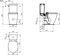 Cuvette WC AquaBlade® - Ideal Standard Réf. E042901