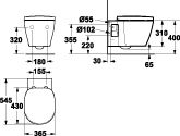 Cuvette WC suspendue - Ideal Standard Réf. E711601