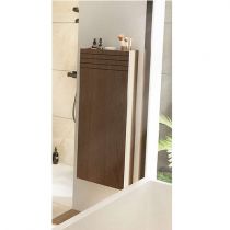 Demi-colonne flaconnier Signature 40cm H.100 cm 1 porte / Placahe chêne - DECOTEC 1823441 / 1823461