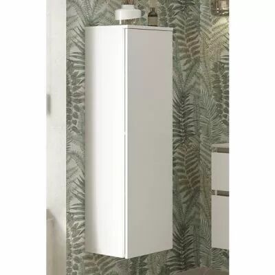 Demi-colonne LEVANTO 35cm H.120cm 1 porte - Laque extra-mate 4 finitions au choix - DECOTEC 1826741 / 1826751