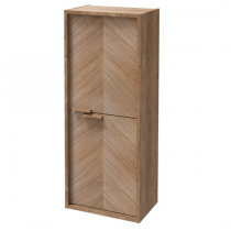 Demi-colonne Vivienne 40cm 2 portes charnières droite Bois massif Point de Hongrie - Jacob Delafon Réf. EB1510D-P6-P14